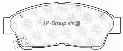 Комплект тормозных колодок, дисковый тормоз QH JP GROUP купить