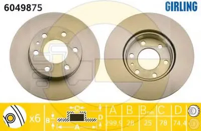 Тормозной диск GIRLING купить