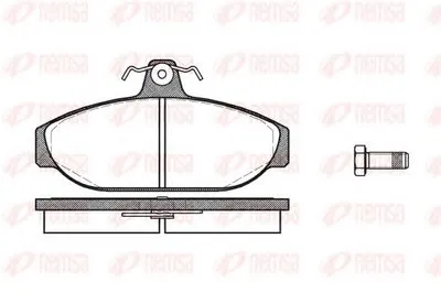 Комплект тормозных колодок, дисковый тормоз KAWE купить