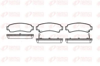 Комплект тормозных колодок, дисковый тормоз KAWE купить
