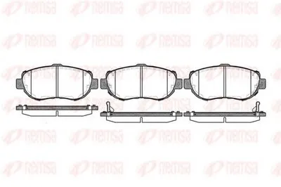 Комплект тормозных колодок, дисковый тормоз KAWE купить