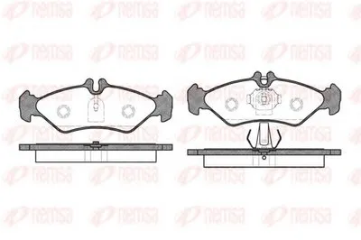 Комплект тормозных колодок, дисковый тормоз KAWE купить