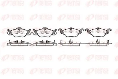 Комплект тормозных колодок, дисковый тормоз KAWE купить
