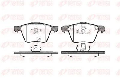 Комплект тормозных колодок, дисковый тормоз KAWE купить