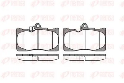 Комплект тормозных колодок, дисковый тормоз KAWE купить