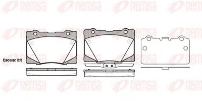 Комплект тормозных колодок, дисковый тормоз KAWE купить