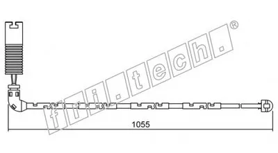 Сигнализатор, износ тормозных колодок fri.tech. купить