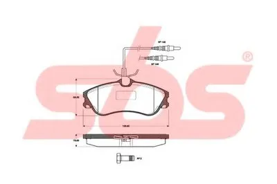Комплект тормозных колодок, дисковый тормоз sbs купить