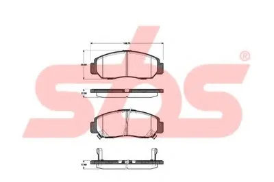 Комплект тормозных колодок, дисковый тормоз sbs купить