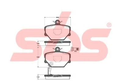 Комплект тормозных колодок, дисковый тормоз sbs купить