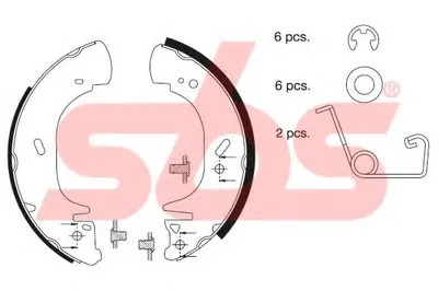 Комплект тормозных колодок sbs купить