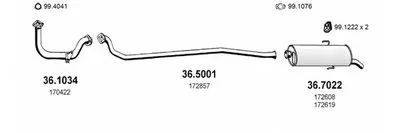 Система выпуска ОГ ASSO купить