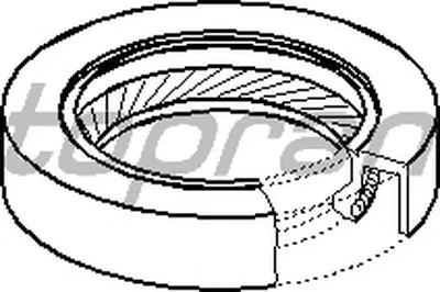 Уплотняющее кольцо, ступенчатая коробка передач TOPRAN купить