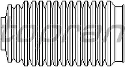 Пыльник, рулевое управление TOPRAN купить