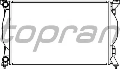 Радиатор, охлаждение двигателя TOPRAN купить