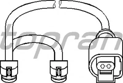 Датчик, износ тормозных колодок TOPRAN купить