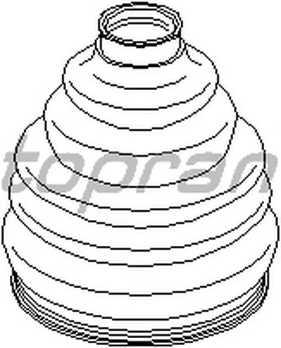 Пыльник, приводной вал TOPRAN купить