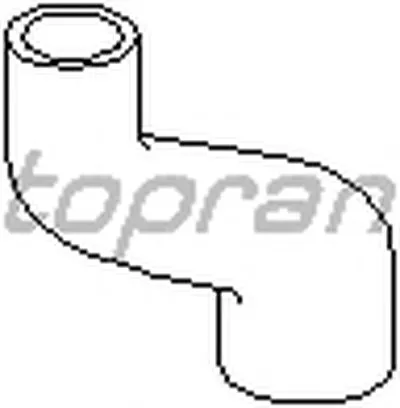 Шланг радиатора TOPRAN купить