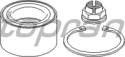 Комплект подшипника ступицы колеса TOPRAN купить