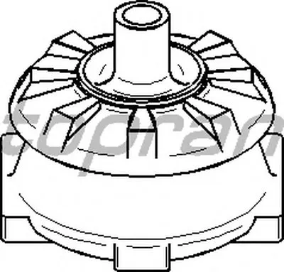 Втулка, балка моста TOPRAN купить