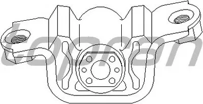 Кронштейн двигателя TOPRAN купить