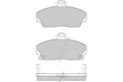 Комплект тормозных колодок, дисковый тормоз E.T.F. купить