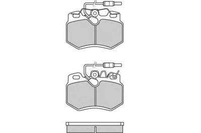 Комплект тормозных колодок, дисковый тормоз E.T.F. купить