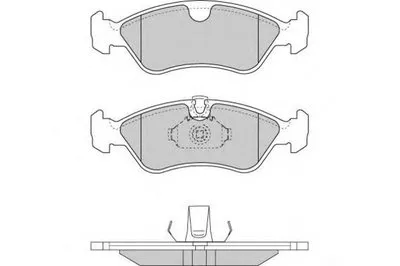 Комплект тормозных колодок, дисковый тормоз E.T.F. купить