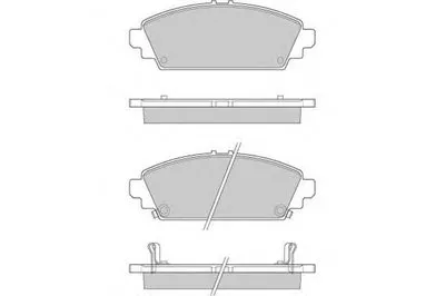 Комплект тормозных колодок, дисковый тормоз E.T.F. купить