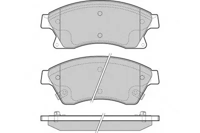 Комплект тормозных колодок, дисковый тормоз E.T.F. купить