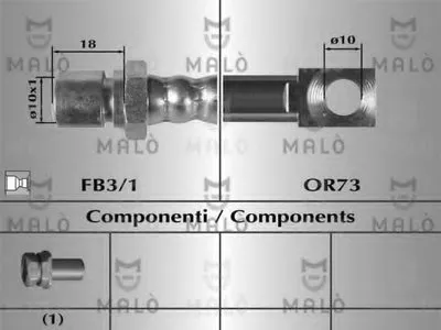Тормозной шланг MALÒ купить