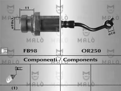 Тормозной шланг MALÒ купить