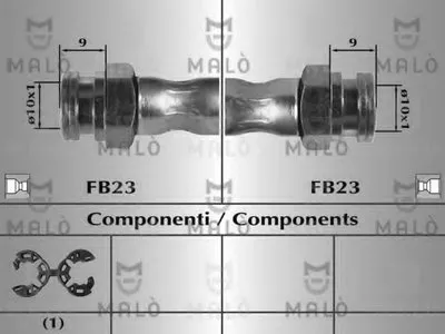 Тормозной шланг MALÒ купить
