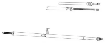 Трос, стояночная тормозная система CEF купить