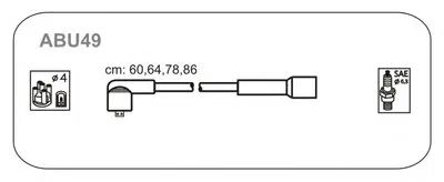 Комплект проводов зажигания JANMOR купить