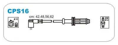 Комплект проводов зажигания JANMOR купить