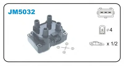Катушка зажигания JANMOR купить