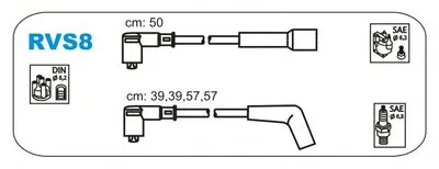 Комплект проводов зажигания JANMOR купить