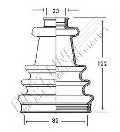 Пыльник, приводной вал FIRST LINE купить
