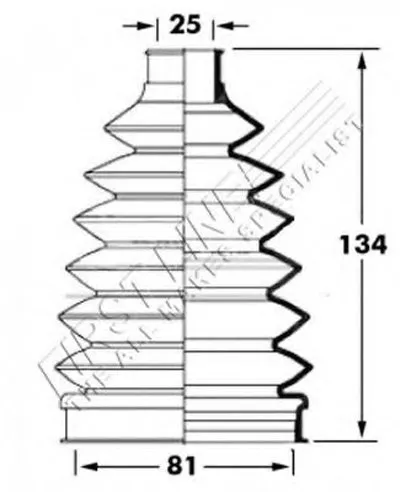 Пыльник, приводной вал FIRST LINE купить