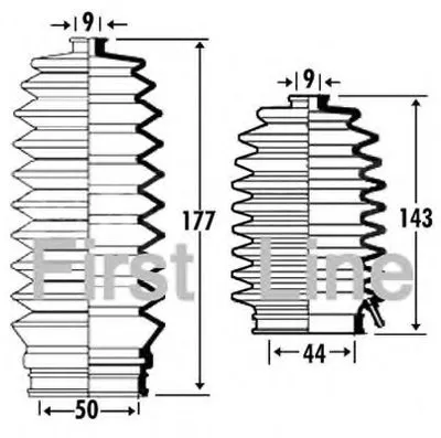 Пыльник, рулевое управление FIRST LINE купить