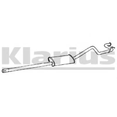 Глушитель выхлопных газов конечный KLARIUS купить