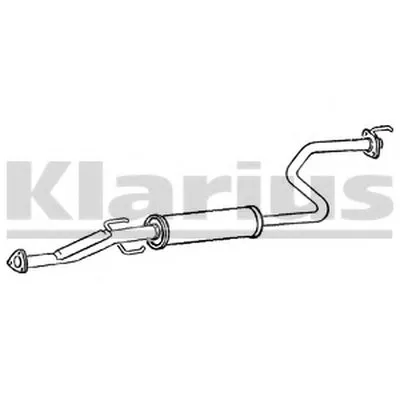 Средний глушитель выхлопных газов KLARIUS купить