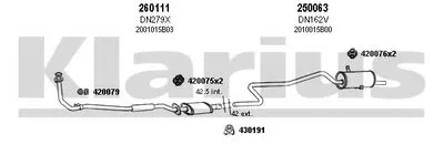 Система выпуска ОГ KLARIUS купить