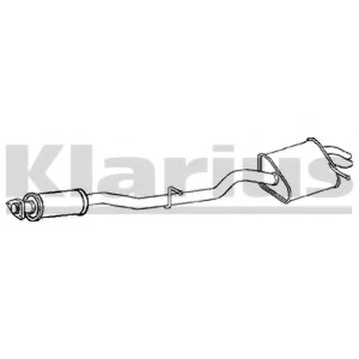 Глушитель выхлопных газов конечный KLARIUS купить