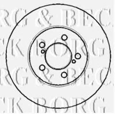 Тормозной диск BORG & BECK купить
