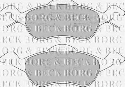 Комплект тормозных колодок, дисковый тормоз BORG & BECK купить