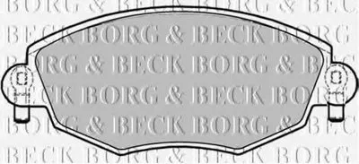 Комплект тормозных колодок, дисковый тормоз BORG & BECK купить
