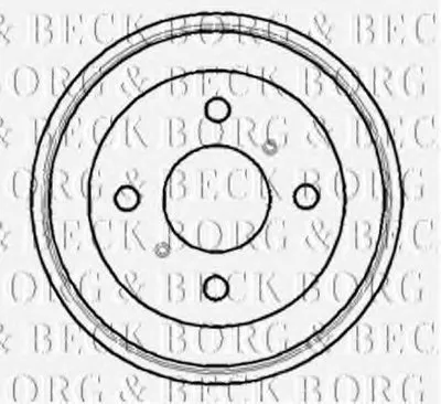 Тормозной барабан BORG & BECK купить