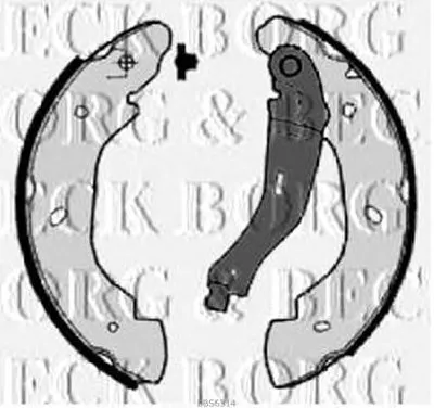 Комплект тормозных колодок BORG & BECK купить